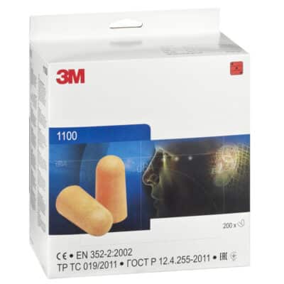 3M Ear plugs 1100 200par med band