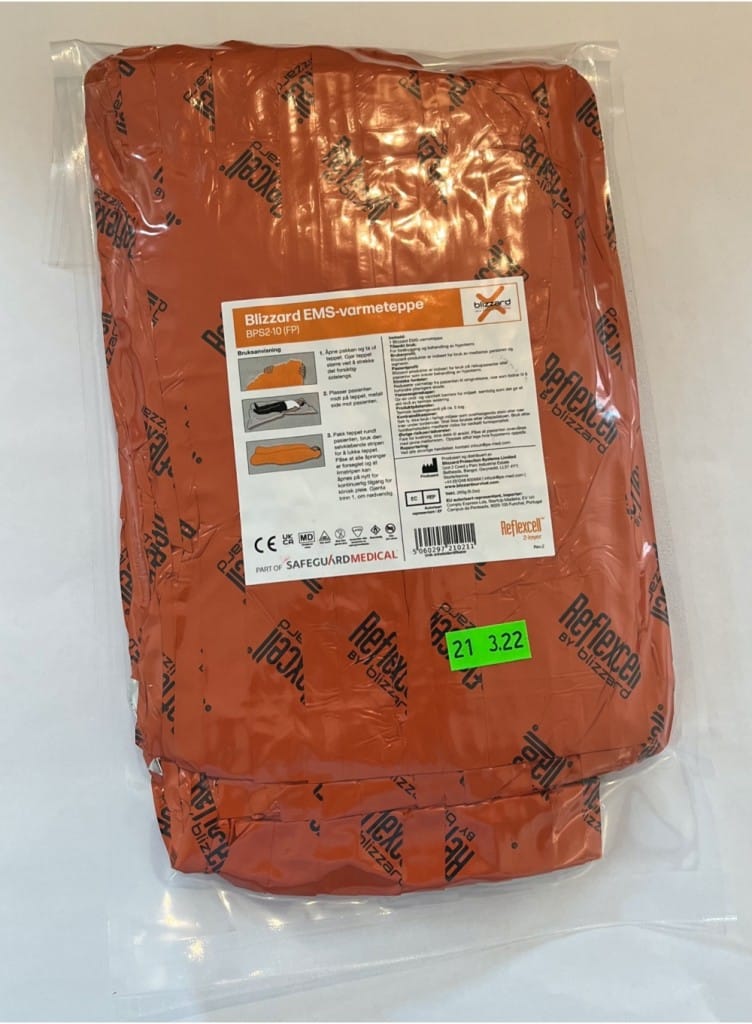 Blizzard Thermoteppe orange