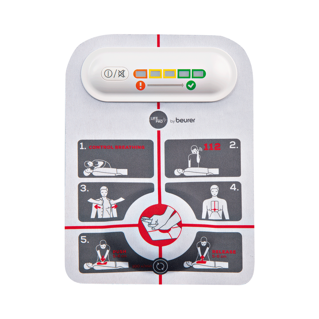 LifePad® gjenopplivningshjelp fra Beurer