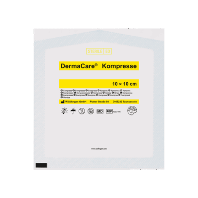DermaCare® steril kompress 10 x 10 cm 50pk