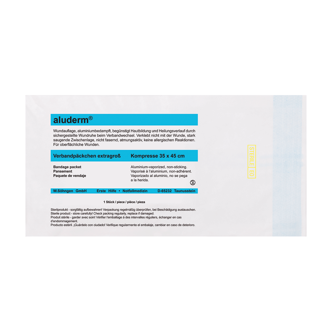 ALUDERM® ENKELTMANNSPAKKE ekstra STOR 35 x 45 cm