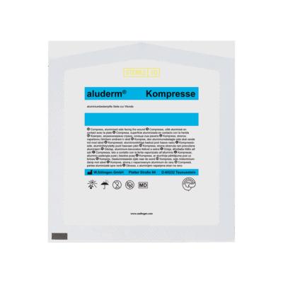aluderm® Kompress 50 pk 7,5 x 7,5 cm