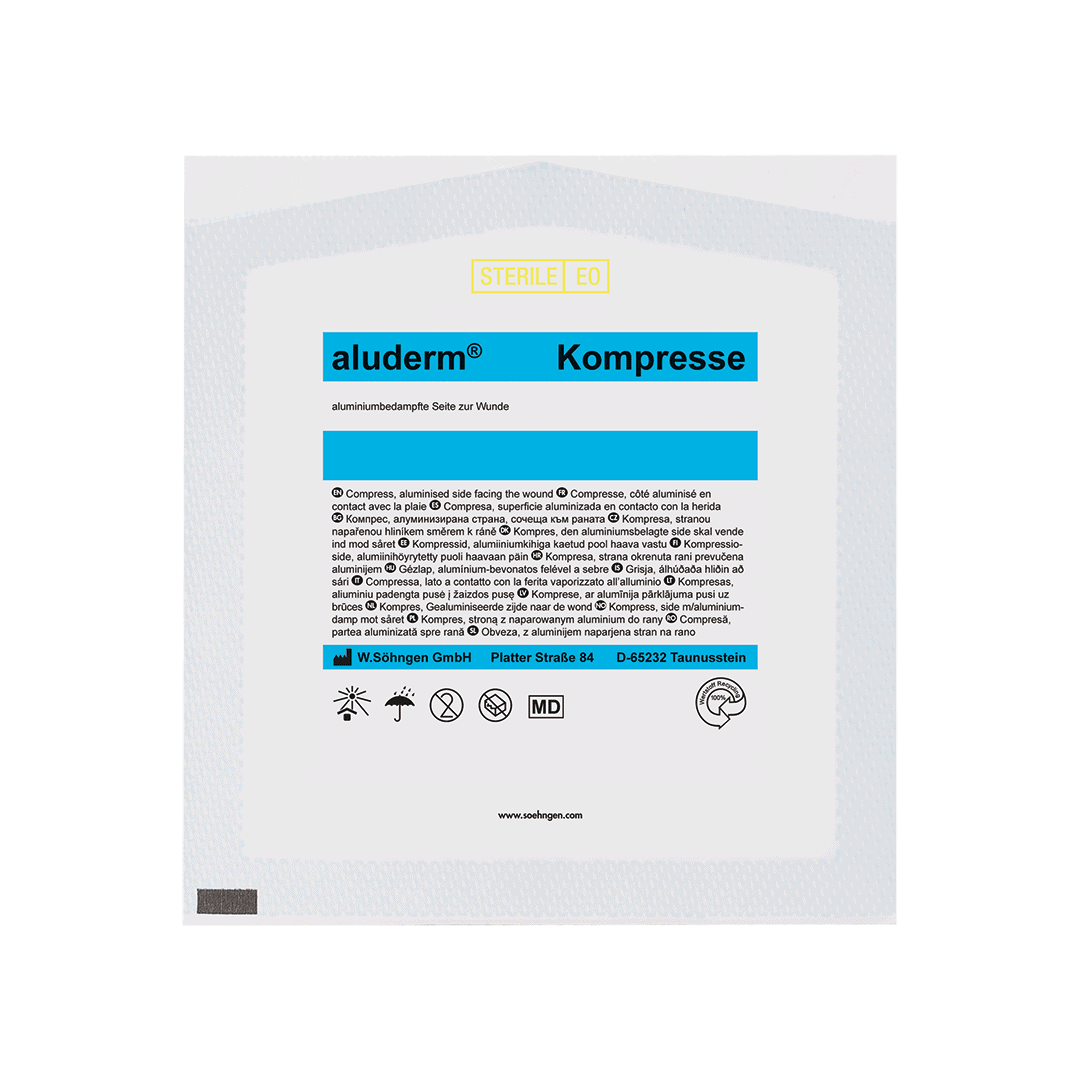 aluderm® Kompress 50pk 10 x 10 cm