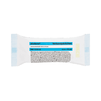 Aluderm® enkeltmannspakke stor 4m x 10 cm