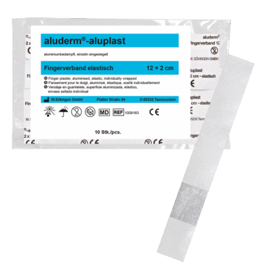 aluderm®-aluplast fingerbandasje 12x2 cm 10 pk