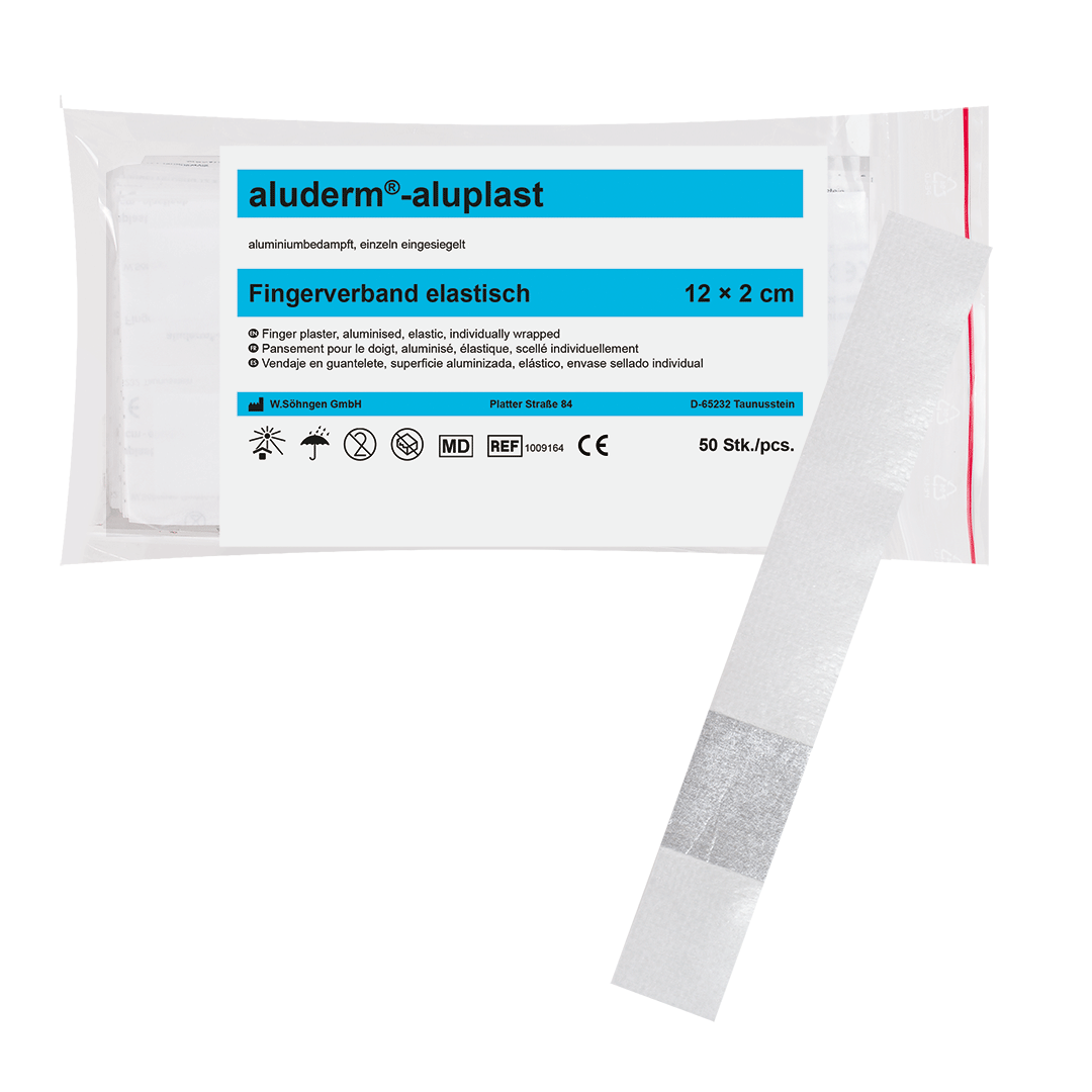 aluderm®-aluplast fingerbandasje 12x2 cm 50 pk