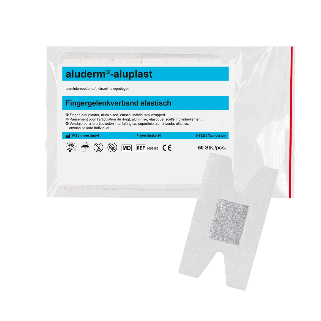 aluderm®-aluplast fingerledd plaster 10 pk