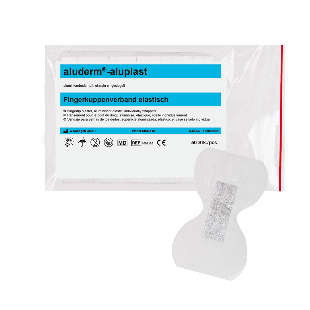 aluderm®-aluplast fingertupp plaster 50 pk