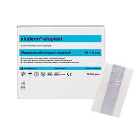 Aluderm®-aluplast plaster 1 m x 8 cm, elastisk
