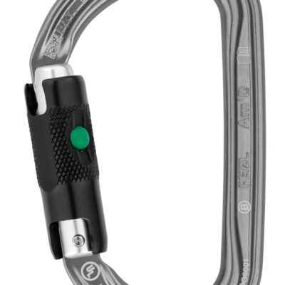 Petzl Am'D karabin - Ball-lås, Grå