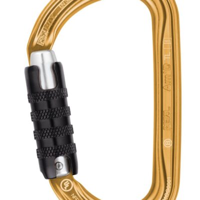 Petzl Am'D karabin - Triact-lås, Gull