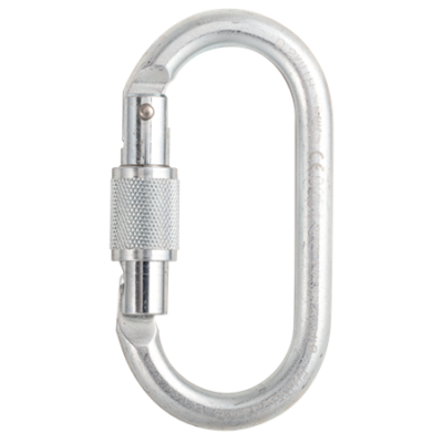 Beal O Smith stålkarabin - Screw lock