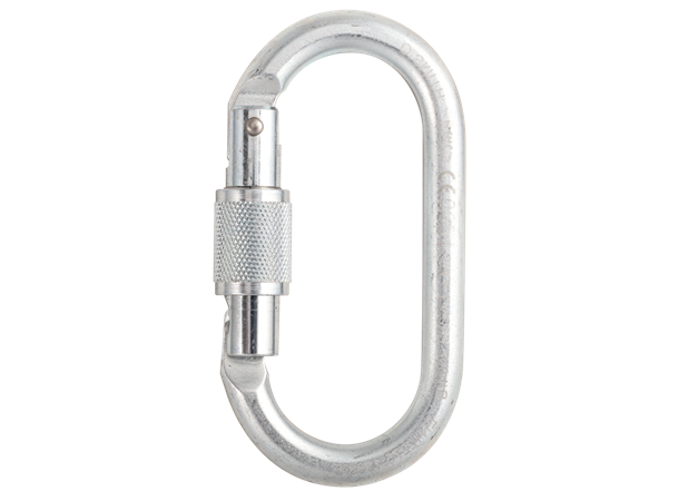 Beal O Smith stålkarabin - Screw lock