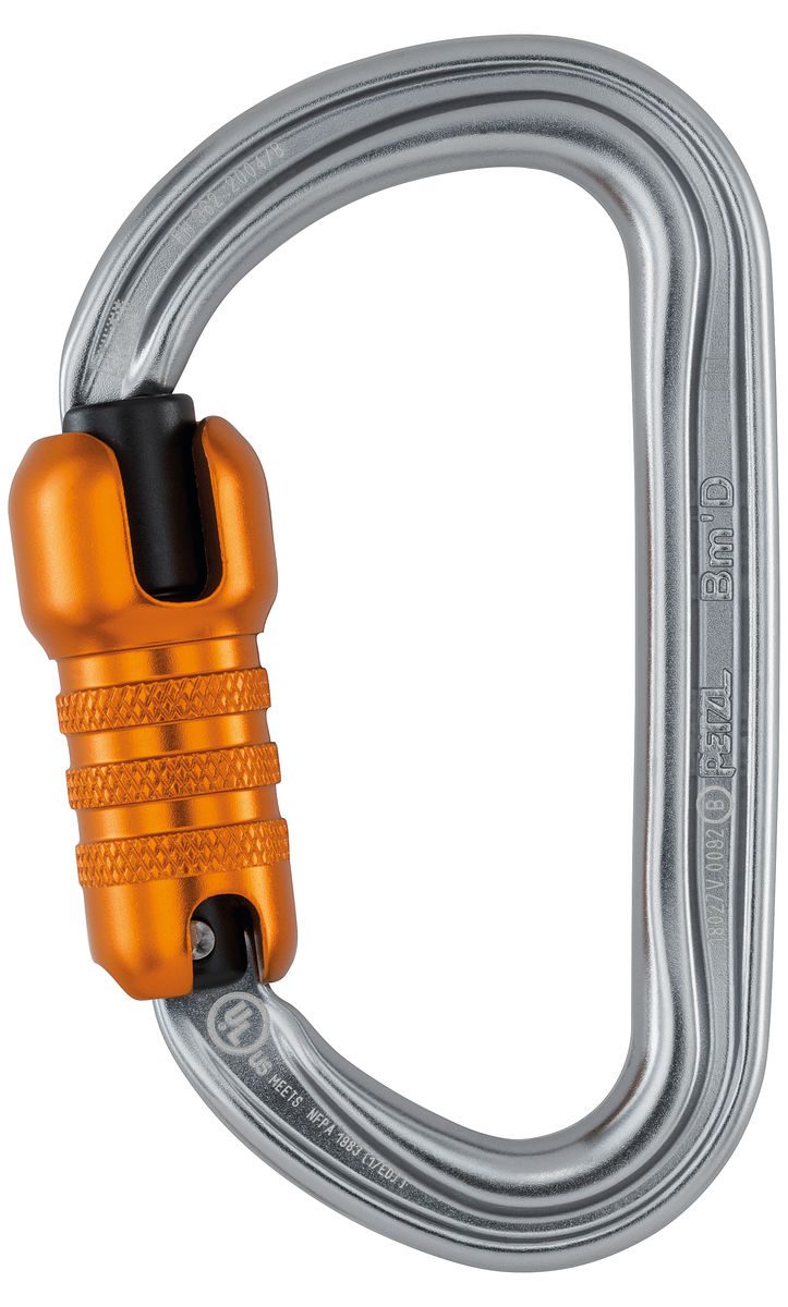 Petzl Bm'D karabiner - Grå