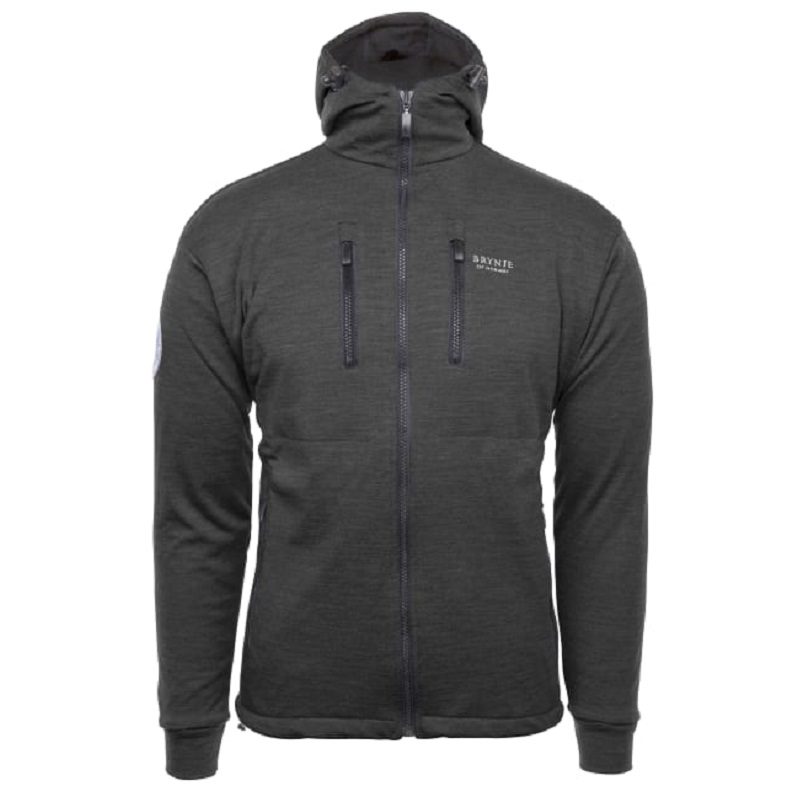 Brynje antarctic jacket with hood - XXXL, Grå