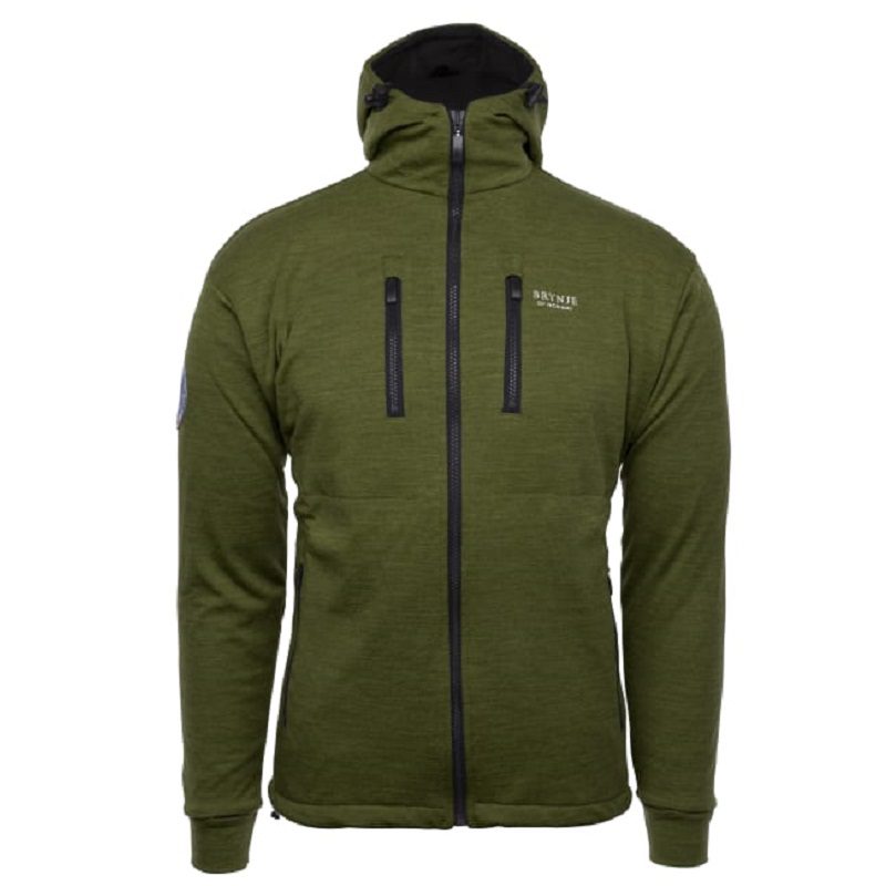Brynje antarctic jacket with hood - XXL, Grønn