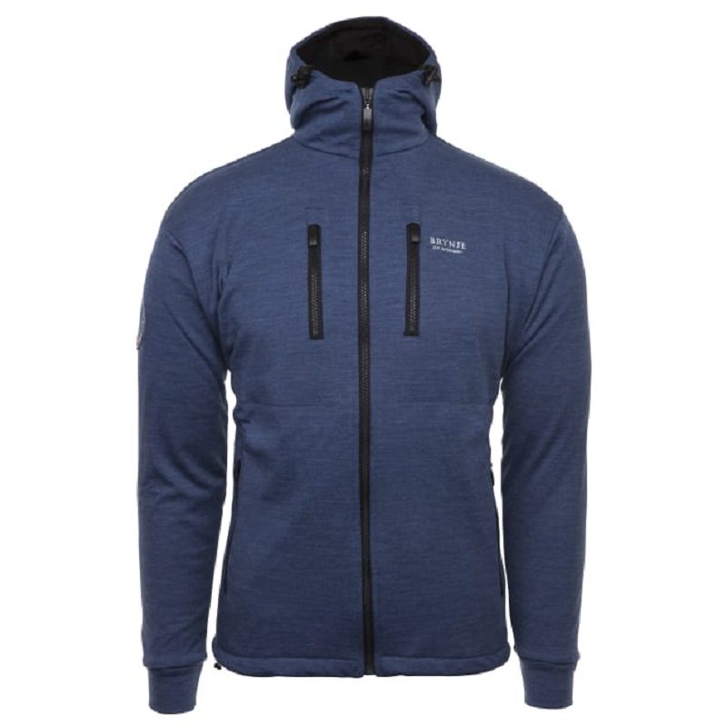 Brynje antarctic jacket with hood - XXL, Blå