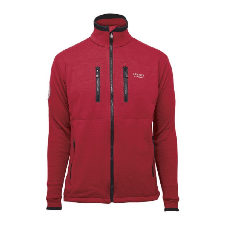 Brynje Antarctic Jacket with windcover front - XXXL, Rød