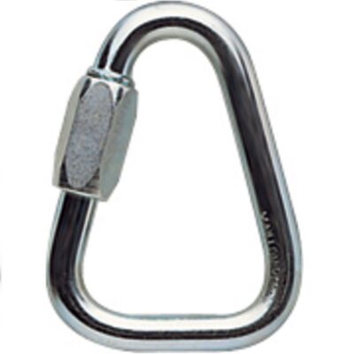 Petzl Delta karabin - 10 mm, Grå