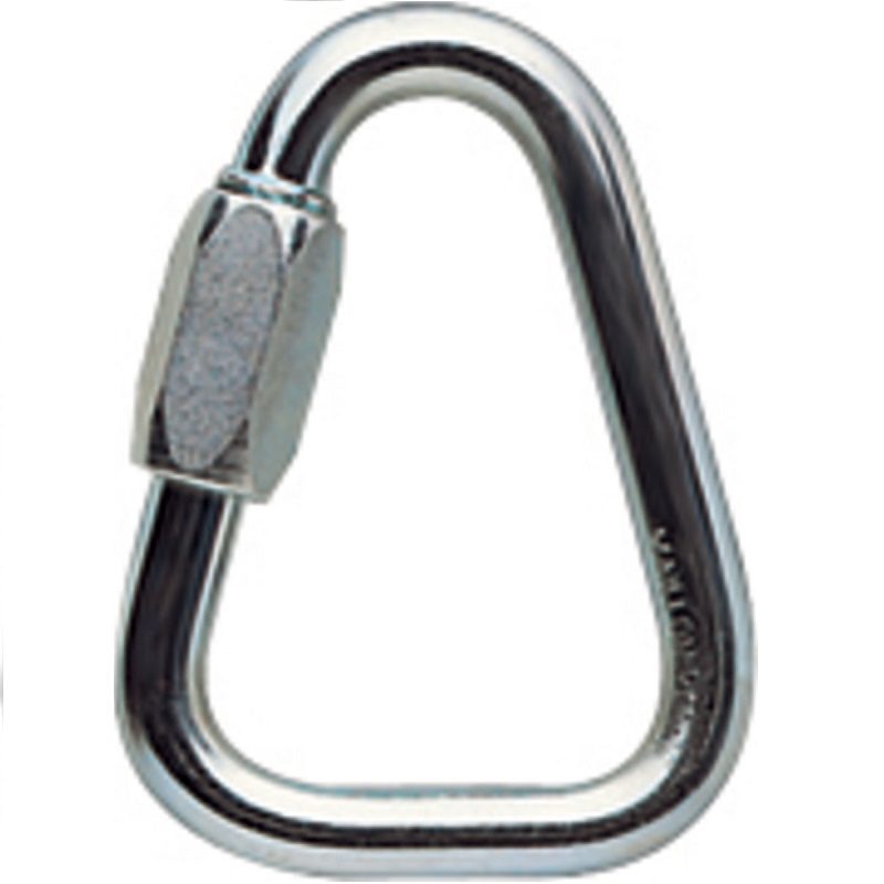 Petzl Delta karabin - 10 mm, Grå