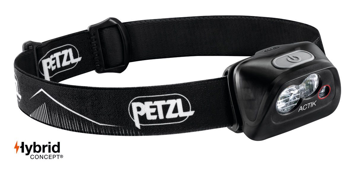 Petzl Actik hodelykt gammel mod - Svart