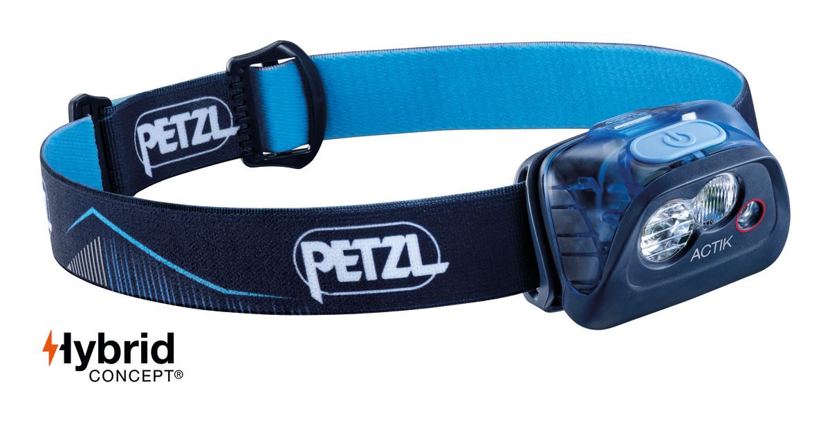 Petzl Actik hodelykt gammel mod - Blå