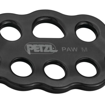 Petzl Paw riggeplate svart - M