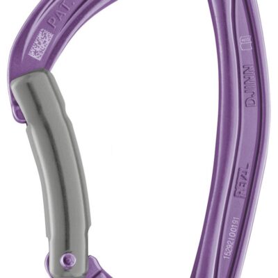 Petzl Djinn karabin - Lilla: Bøyd åpning