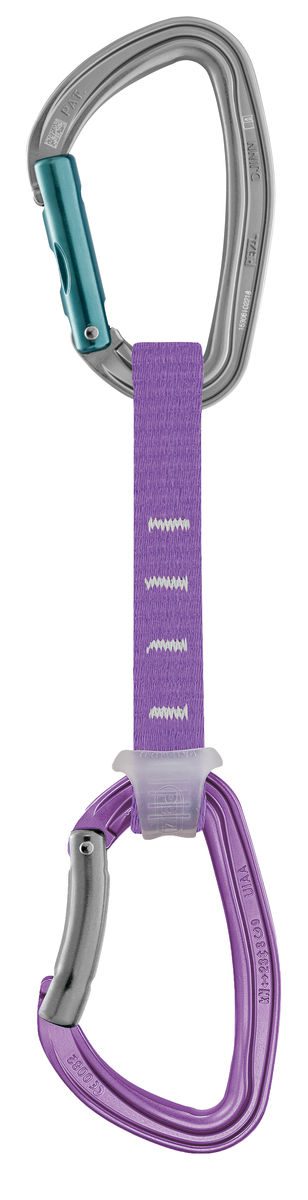 Petzl Djinn Axess expressslynge - 12cm Lilla
