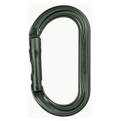 Petzl Ok svart hjelpekarabin