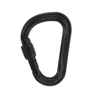 Petzl Attache svart karabin – SCREW-LOCK