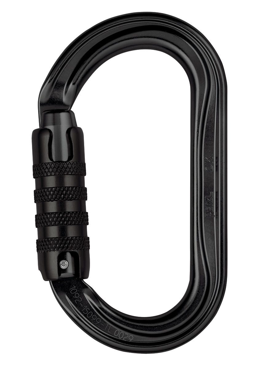 Petzl Ok svart karabin - Triact-lock