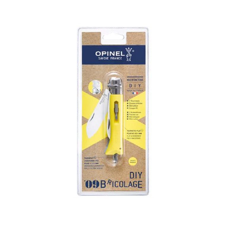 Opinel n°09 DIY gul blister pack
