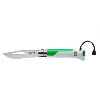 Opinel n°08 outdoor - Grønn/Hvit