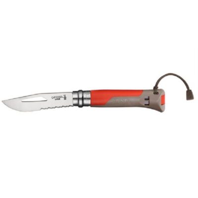 Opinel n°08 outdoor - Rød