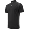 STRETCH PIQUE SHIRT - BLACK