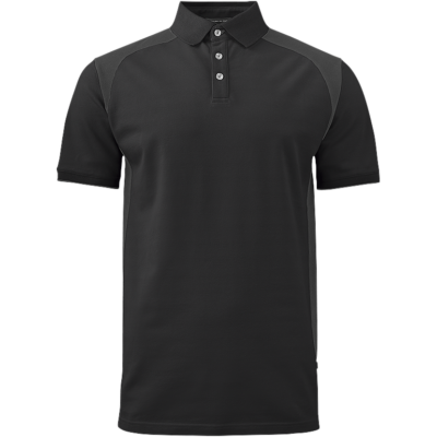 STRETCH PIQUE SHIRT - BLACK
