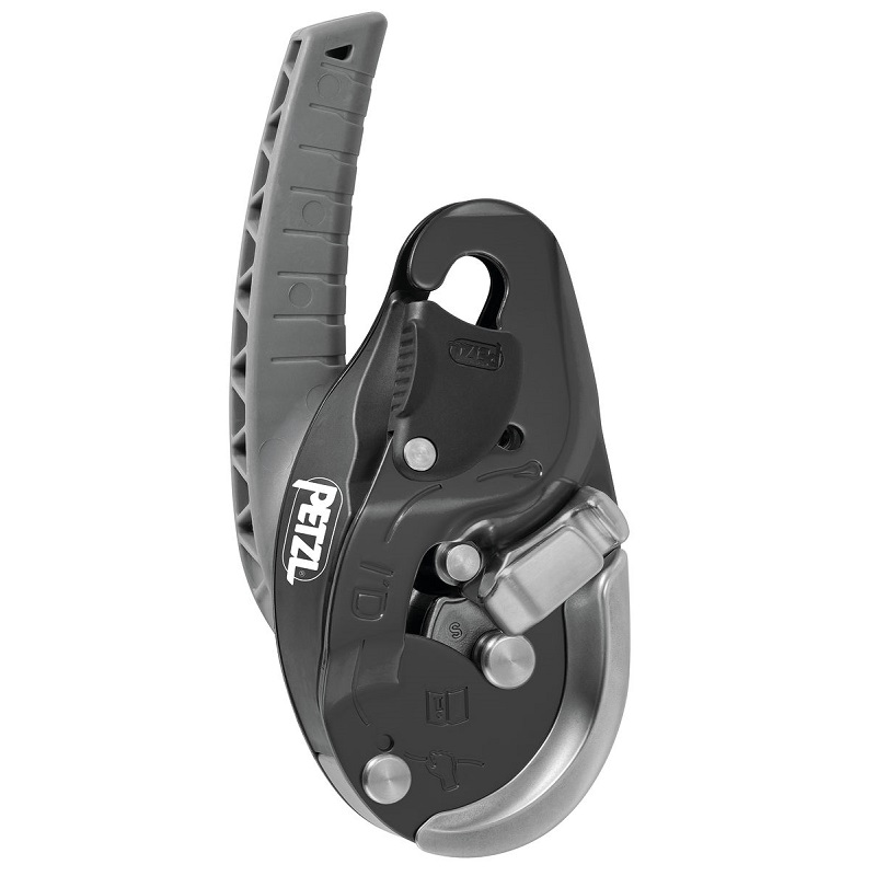Petzl I'D Evac taubrems - Svart