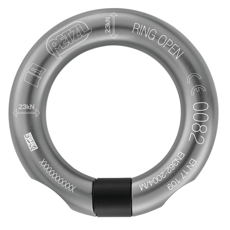 Petzl Ring Open dark grey