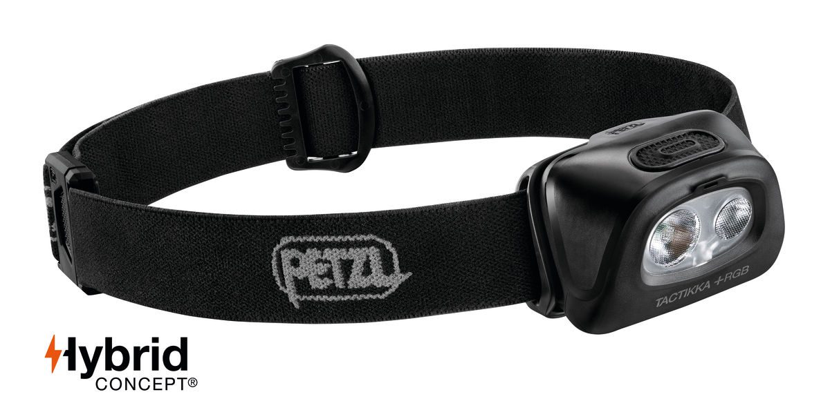 Petzl Tactikka + RGB hodelykt (UTGÅTT?) - Svart