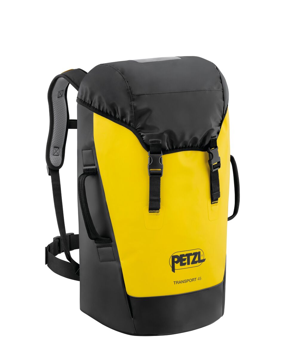 Petzl Transport tausekk - 45 L, Gul