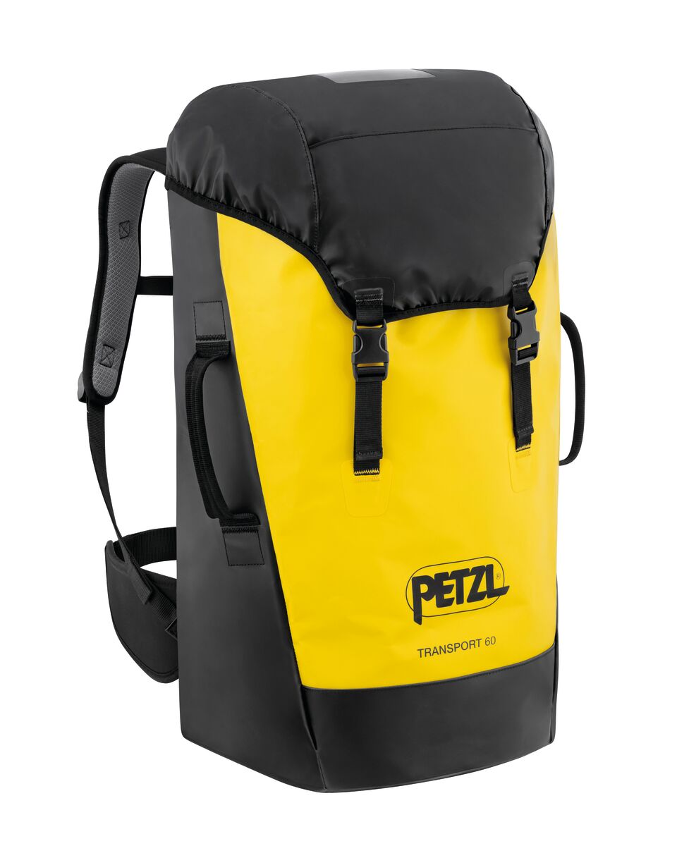 Petzl Transport tausekk - 60 L, Gul