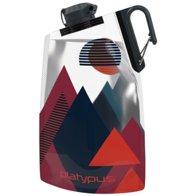 Platypus DuoLock Bottle drikkeflaske - 0.75l, Red Peaks