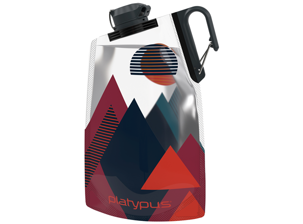 Platypus DuoLock Bottle drikkeflaske - 0.75l, Red Peaks