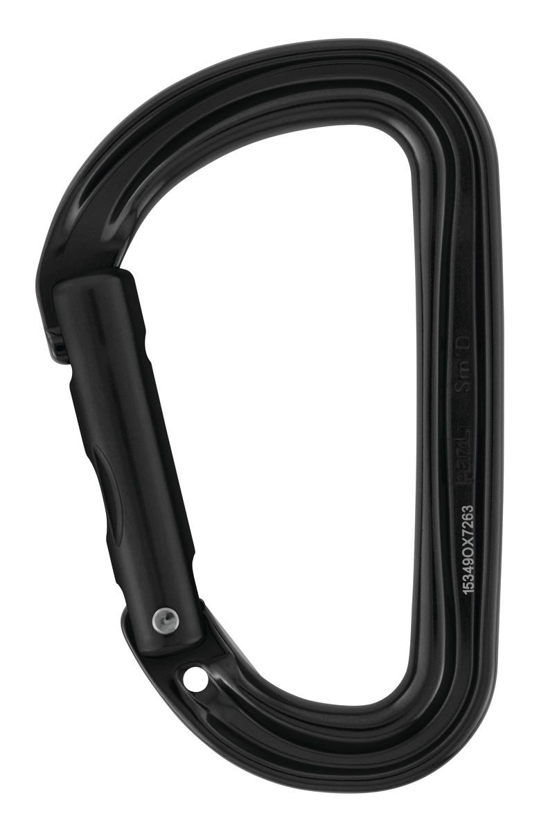 Petzl Sm'D karabin - Uten lås, svart