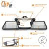 Y&Y Clip up sikringsbrille