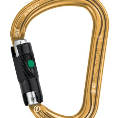 Petzl William karabin - Gull, Ball-lock