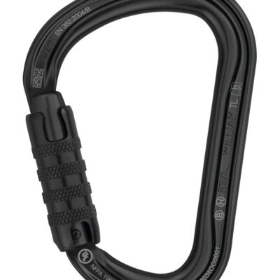 Petzl William svart karabin - TRIACT-LOCK