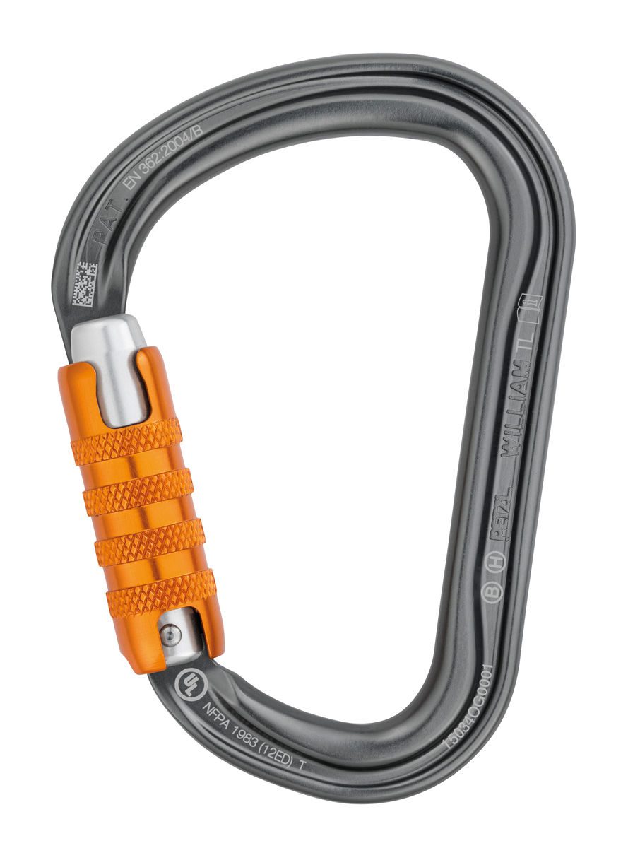 Petzl William karabin - Grå, Triact-lock
