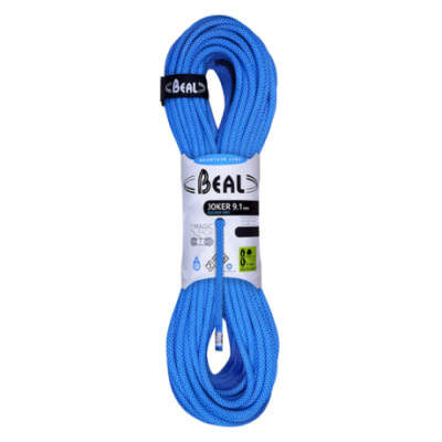 Beal Joker Golden Dry 9.1mm tau - 50m, Blå